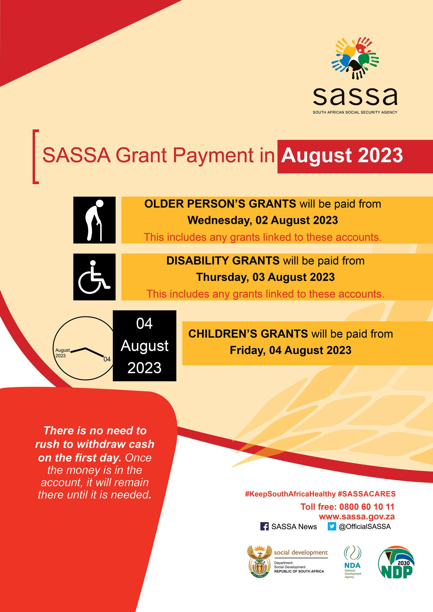 sassa payment dates august 2023 SASSA Social Grants South Africa